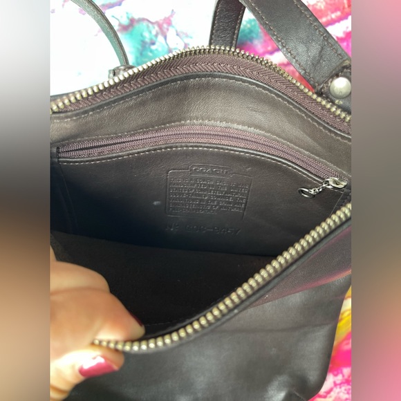 Coach #9457 Chelsea Brown Leather Crossbody Slim Bag Purse -Vintage -USA C1 - Picture 2 of 4